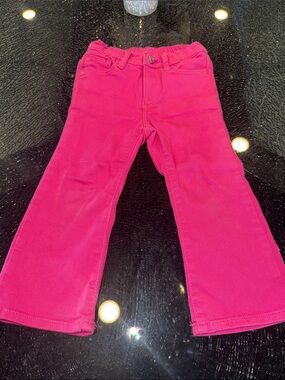 GAP Bright Pink Corduroy Flare Jeans